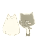 Cute and warm cat（個別スタンプ：38）