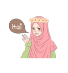 Hijab Chic: Animated Sticker（個別スタンプ：1）