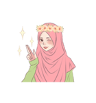 Hijab Chic: Animated Sticker（個別スタンプ：15）