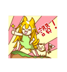 Cat Girl go around anywhere 2~Daily life（個別スタンプ：6）