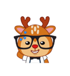 Dear Hipster Deer (Eng)（個別スタンプ：1）