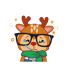 Dear Hipster Deer (Eng)（個別スタンプ：32）