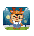 Dear Hipster Deer (Eng)（個別スタンプ：33）