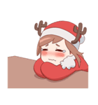 Cute Xmas Girl（個別スタンプ：4）