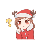 Cute Xmas Girl（個別スタンプ：13）