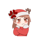 Cute Xmas Girl（個別スタンプ：16）