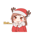 Cute Xmas Girl（個別スタンプ：19）