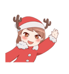 Cute Xmas Girl（個別スタンプ：20）