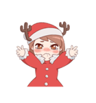 Cute Xmas Girl（個別スタンプ：28）