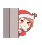 Cute Xmas Girl（個別スタンプ：30）