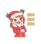 Cute Xmas Girl（個別スタンプ：39）