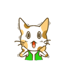 vest cat（個別スタンプ：22）