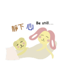 Angel Bunny ＆ Mini Bear（個別スタンプ：4）