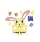Angel Bunny ＆ Mini Bear（個別スタンプ：28）