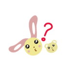 Angel Bunny ＆ Mini Bear（個別スタンプ：30）