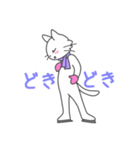 白猫ちゃんフィギュアスケーター（個別スタンプ：10）