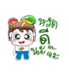 Mr. Makoto. Love mushroom.^__^（個別スタンプ：1）