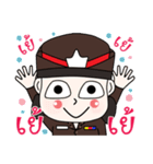 HAPPY POLICE GIRL（個別スタンプ：8）