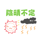 Weather report（個別スタンプ：7）