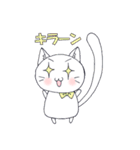 りぼんねこ リアクションスタンプ（個別スタンプ：16）