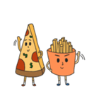 Pizza xi and French fries xi（個別スタンプ：40）