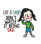 Life is short. : Sakura（個別スタンプ：19）