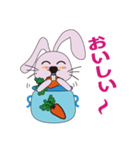 Aquarius rabbits - first bottle(Japan)（個別スタンプ：1）