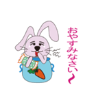 Aquarius rabbits - first bottle(Japan)（個別スタンプ：5）