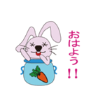 Aquarius rabbits - first bottle(Japan)（個別スタンプ：6）