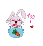 Aquarius rabbits - first bottle(Japan)（個別スタンプ：24）