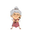 Nekima grandma (nenek kita bersama)（個別スタンプ：3）