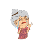 Nekima grandma (nenek kita bersama)（個別スタンプ：7）