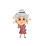 Nekima grandma (nenek kita bersama)（個別スタンプ：11）