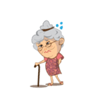 Nekima grandma (nenek kita bersama)（個別スタンプ：13）