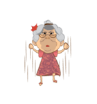 Nekima grandma (nenek kita bersama)（個別スタンプ：14）