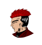 Man of the red hair！！（個別スタンプ：12）