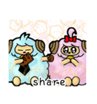 Happy sheep(party)（個別スタンプ：12）