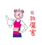 Marathon men and women（個別スタンプ：2）