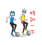 Marathon men and women（個別スタンプ：6）