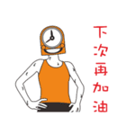 Marathon men and women（個別スタンプ：9）