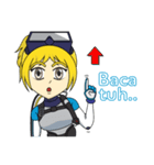 Stacey the Scuba Girl（個別スタンプ：5）