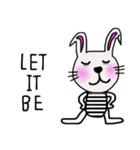Bunny, I did it my way.(English version)（個別スタンプ：3）