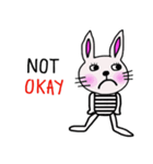 Bunny, I did it my way.(English version)（個別スタンプ：4）