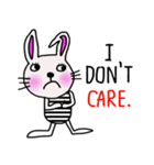 Bunny, I did it my way.(English version)（個別スタンプ：6）