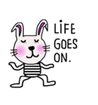 Bunny, I did it my way.(English version)（個別スタンプ：19）