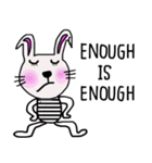 Bunny, I did it my way.(English version)（個別スタンプ：21）