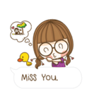 Hun yuri Messages balloon (V.2)（個別スタンプ：28）