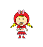 Little Red Hat and Big Wolf（個別スタンプ：7）