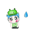 Hello my name is Hikaru. Love frog.（個別スタンプ：4）