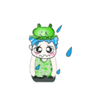 Hello my name is Hikaru. Love frog.（個別スタンプ：12）